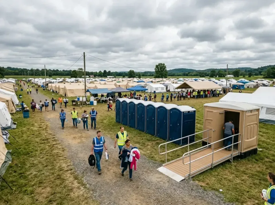 disaster-relief-camp-restrooms-010 — frequently asked questions, Dumpster & Portable Bathrooms Rental in Linden, AZ